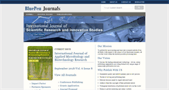 Desktop Screenshot of bluepenjournals.org